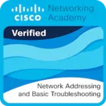 Cisco Network Addressing and Basic Troubleshooting Badge